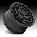 KMC Technic KM722 Satin Black Custom Wheels Rims 2